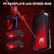 Faceplate with Cooling Vent for PS5 Disc Console, PS5 Plates Skin Accessories Spiderman 2 Limited Edition Cover