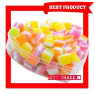 Cube Jelly Candy Box Fruit Jelly Candy Cube Cubic Thai Jelly/ 250 Grams
