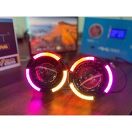 3d angel ring adjusted via phone app for 3ich ball