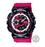 [Watchwagon] RARE ! Casio G-Shock GA-110RB-1A Black Red Analog Digital Semi-Transparent Resin Band Gents Sports Watch ga-110 ga110 ga-110rb-1adr