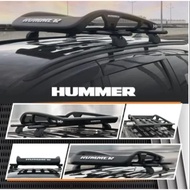 Roof Rack - ABS Plastic Car Top Luggage Rack with HUMMER/TRD Logo Universal