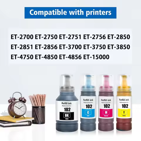 101 Refill ink compatible for Epson EcoTank L4150 L4160 L4260 L4266 L6160 L6170 L6176 L6190 L6260 L6
