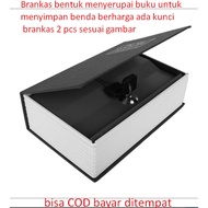 Safe form in the shape of a book to store precious objects 2 safe keys as per picture