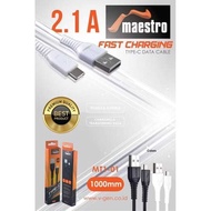 [ TYPE-C ] Maestro MT1-01 2.1A data cable for TYPE-C Maestro USB TYPE-C Charger Cable