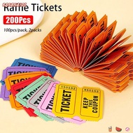 BANANA1Z6 200Pcs Raffle Tickets, For Classroom Bulk Lottery Celebration Event Tickets,  Drink Events