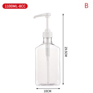 1100ml Coffee Syrup Dispenser Multi-Function Honey Sauce Ketchup Bottle with 5/8/10CC Pump Scale Syr