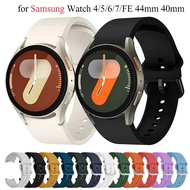 Silicone Strap for Samsung Galaxy Watch 7 40mm Sports Watchband For Watch 7 FE 5 40mm 44mm6 Cassic 4
