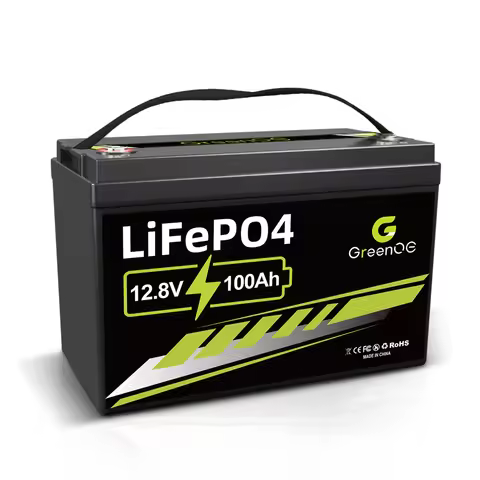 12V 100Ah LiFePO4 Battery Group 31 With Built-in 100A BMS, 15000 Deep Cycles Rechargeable Lithium Ba