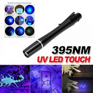 UV tia cực tím Đèn Pin LED Ánh Sáng Đen 395nm đèn kiểm tra Torch Mini