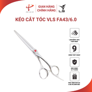 Kéo cắt tóc VLS lưỡi thẳng quai offset vênh đỡ ngón cố định FA43/6.0
