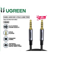 UGREEN CABLE AUDIO 4-POLE 3.5MM M/M 1M BLACK / 10648