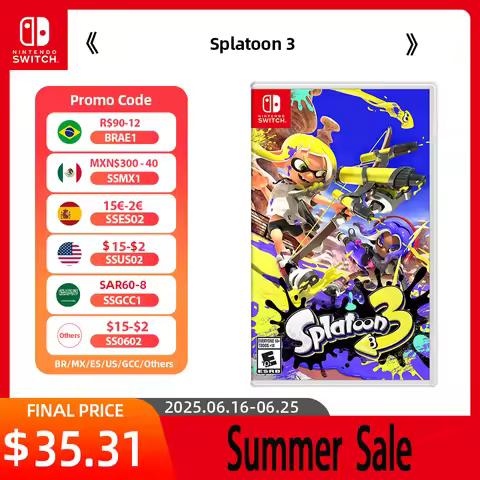 Nintendo Switch Game Deals - Splatoon 3 - Games Physical Cartridge EU Version