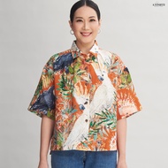 AT H3 เสื้อเชิ้ต อก 44-46 ยาว 23-24 (ไซส์ดูตามแบบ) เสื้อแขน 3 ส่วน ระบายด้านหลัง และหลังเรียบ เสื้อผ