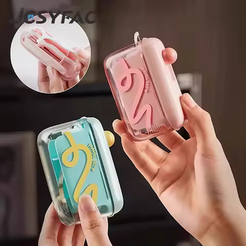 Portable Carry-on Dental Floss Dispenser Containing Floss Dental Floss Storage Box Auto Refillable O
