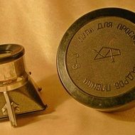 L-5 5x LOUPE 放大鏡檢視器，適用於 35 毫米膠片放大機列印 KMZ 蘇聯案例