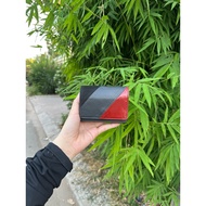 Agnes B genuine leather 3-fold mini wallet