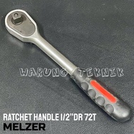 MELZER 1/2" DR RATCHET HANDLE 72 TEETH