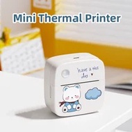 DOLEWA Mini Printer Portable Printer Thermal Printig Sticker Wireless Inkless Pocket Printer Self-ad