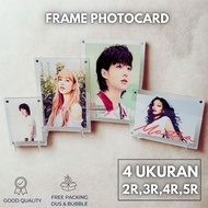 Acrylic Magnetic Photocard Frame Korean Photo Card Frame Size 2R 3R 4R 5R