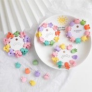 10pcs/set Han Hyuna's Same Style Children's Braided Hair Clip Mini Flower Hair Clip