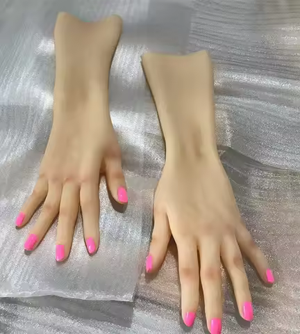 Unisex Silicone Hand Mannequin Gloves, Body Magic Prosthetic Props, High Quality, Real Tpe, Health, 
