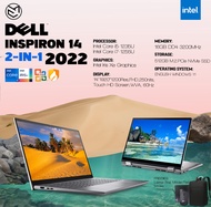 Dell Inspiron 14 2-in-1 2022 Model Brandnew Laptop i5-1235U i7-1255U 14" FHD 16GB RAM  512GB SSD ZZM TRADING