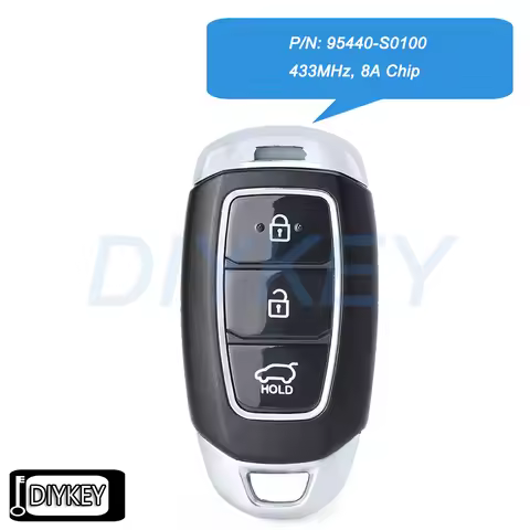 3 Buttons OEM Board Smart Remote Car Key Fob 433MHz 8A Chip for Hyundai l30 N 2022 2023 P/N: 95440-S