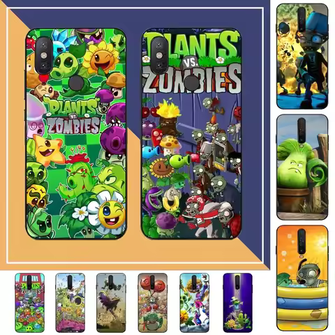 Game P-Plants vs. Z-Zombies Phone Case For Redmi Note 4 X 5 A 6 7 8 Pro T 9 Pro 9S 10 Pro 11 Pro 11S