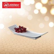 11" Melamine White Long Plate Tableware GZA