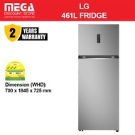 LG GT-B4603PY 461L 2-DOOR FRIDGE | Top Freezer | 3 Ticks