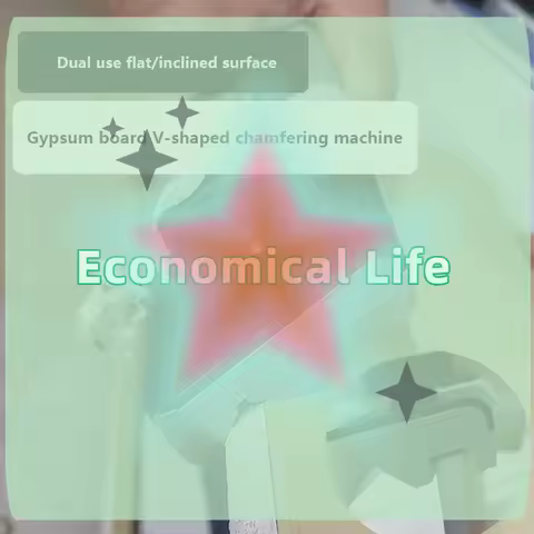 Gypsum Board V-shaped Chamfer Bevel Double Groove 45 Degree Trimming Tool Board Planer Manual Gypsum