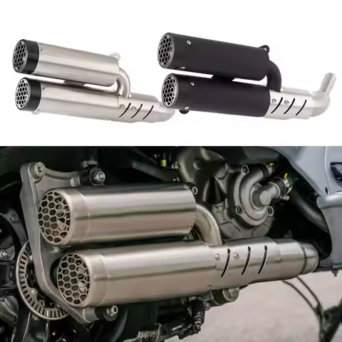 Motorcycle Racing exhaust with DB killer for VESPA GTV 250 GTV300 GTS SUPER 300 SEI GIORNI TECH 2005