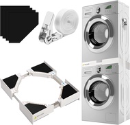 Universal Washer Dryer Stacking Kit 21/22/23/24/25/26/27นิ้วเครื่องซักผ้าและเครื่องอบผ้าวางซ้อนกันได