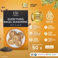 Everything Bagel Seasoning| Campuran Rempah Bagel Serbaguna | 百吉饼综合调味料 - Tanpa MSG · 100% Rempah Asl