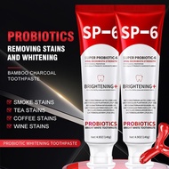 SP-6 Probiotic Toothpaste - Niacinamide Whitening, Promotes Teeth Whitening & Gum Health