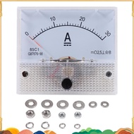 85C1-A Dc Analog Ampere Meter Panel Meter Gauge 30A Amp Gauge Current Mechanical Ammeters