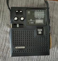 【滿滿】索尼ICF-5500收音機生產于日本中波、短波、調頻（原裝國頻）等四波段收臺很清晰調諧燈光正常原裝索尼喇