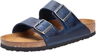 Men's Amalfi Leather Soft Footbed Arizona Sandals, Blue Bleu Bleu, 11