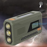 Emergency Radio with Flashlight BT Speaker Solar Radio Emergency Weather Radio [countless.sg]