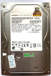 HITACHI硬碟 3.5吋 500GB SATA2 3Gb/s HDS721050CLA362 日立 珍藏二手良品釋出