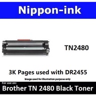 Nipponink TN2480 Compatible Brother Toner TN-2480 TN 2480 2460 DR2455 TN2460 HL-L2375DW DCP-L2550DW