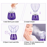 ♞Steam 2 in 1 Inhaler fFacial Steamer and Vaporizer Hot Mist Facial Sauna For Asthma
