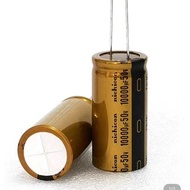 Nichicon FW 10000 uF 50V ขนาด25*50สีทอง คาปาซิเตอร์เกรด ออดิโอ. ราคาต่อ 1 ชิ้น