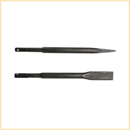 Chipping Gun Drill Bit Chisel (Flat & Pointed) ◪ ✅