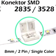 SMD 3528 SMD 2835 2 Pin 8mm LED Strip Connection Connector Clip
