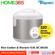 Toyomi Rice Cooker &amp; Warmer 0.8L RC 801SS