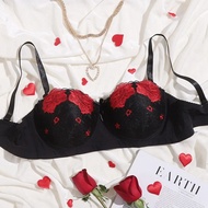 Softrhyme Sexy Lace Bra Women Push Up Wired Underwear big size 85C-110C