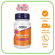 NOW Foods Methyl B-12 1000 mcg – Under Tongue Lozenges for Nerve Support & Hematopoiesis