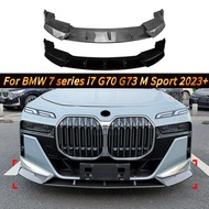 BMW 7 Series i7 G70 G73 M Sport Front Bumper Lip Spoiler Splitter | For 2023+ Models