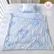 Bộ chăn gối nệm cho bé Katina House vải Tencel siêu mềm mát thoáng khí nệm chống thấm